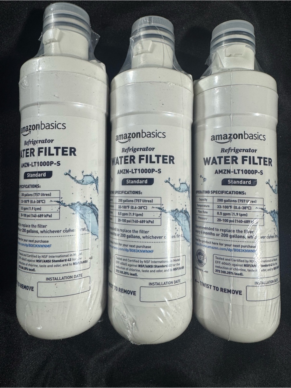 Water Filter 3 Pack LT1000P-S